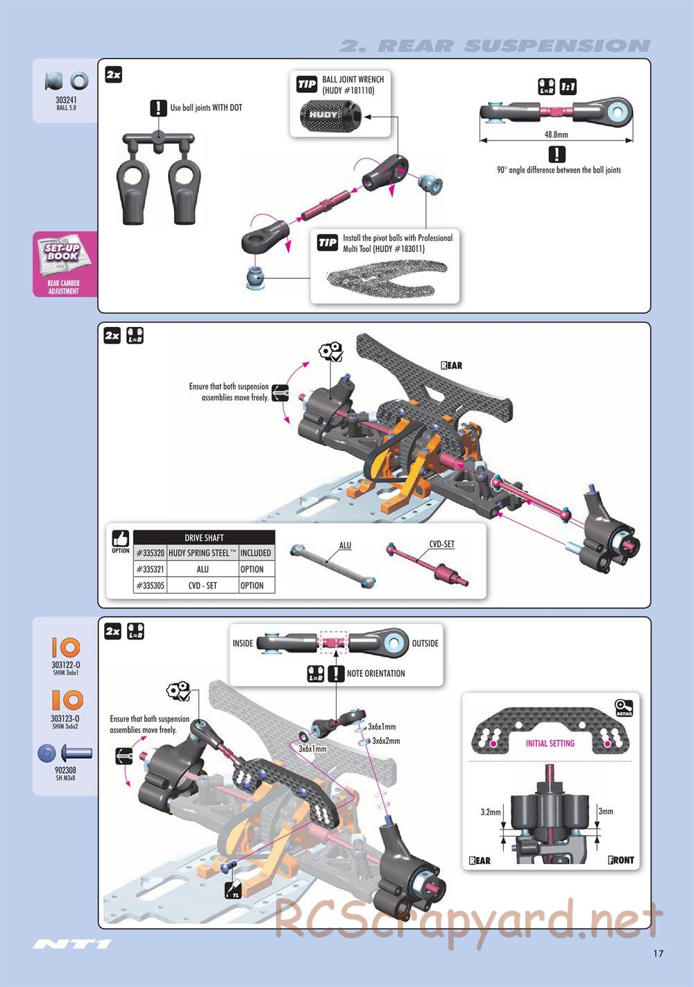 Xray - NT1.2 (2019) - Manual - Page 17