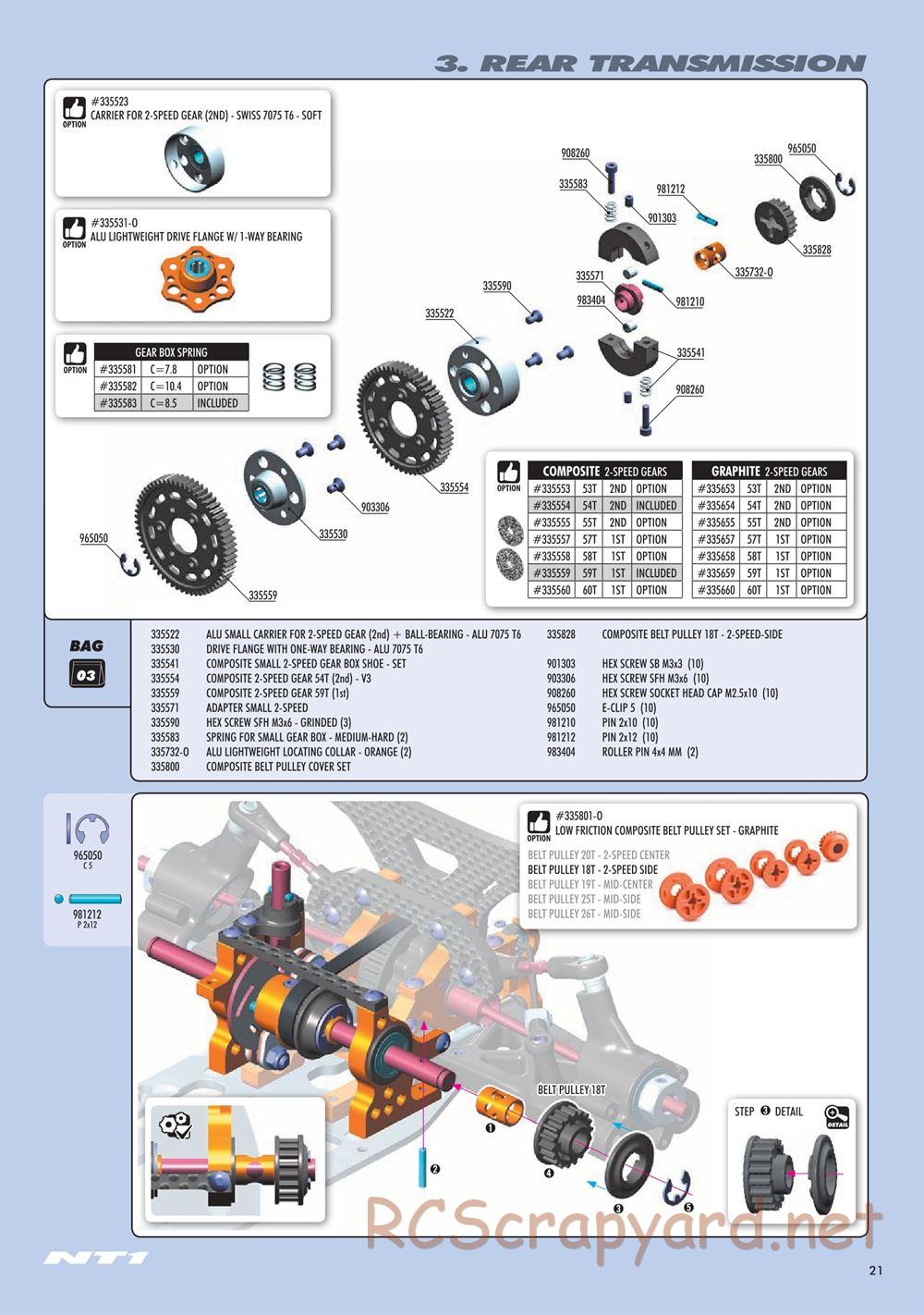 Xray - NT1.2 (2019) - Manual - Page 21