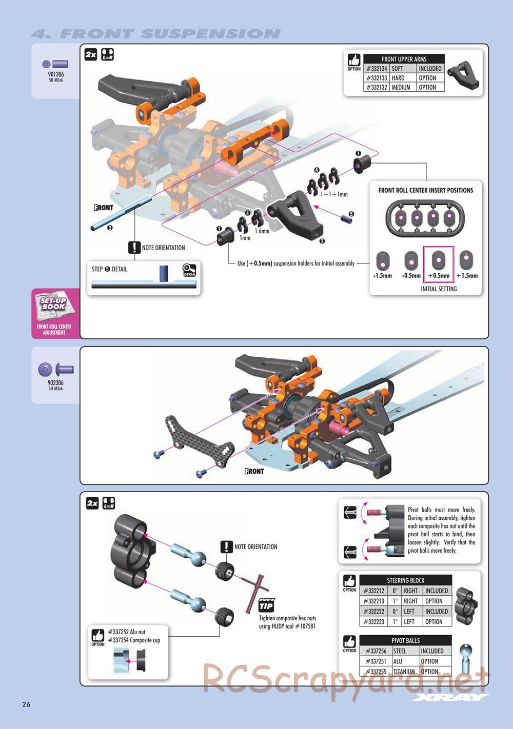 Xray - NT1.2 (2019) - Manual - Page 26