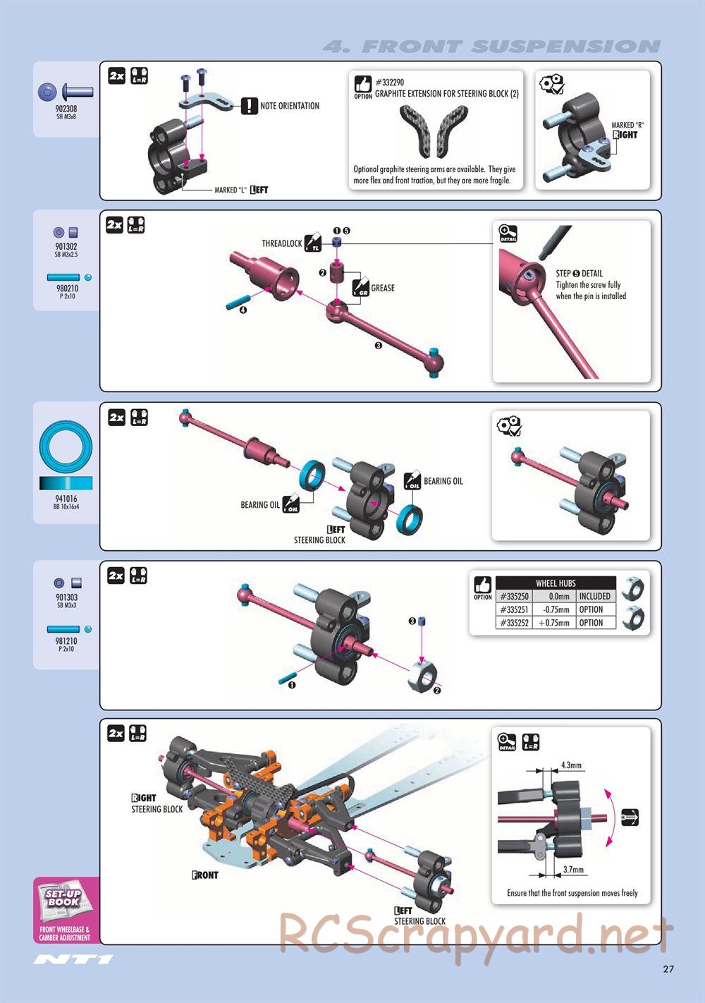 Xray - NT1.2 (2019) - Manual - Page 27