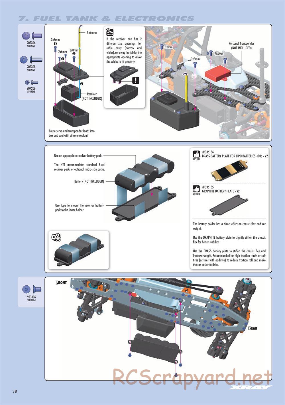 Xray - NT1.2 (2019) - Manual - Page 38