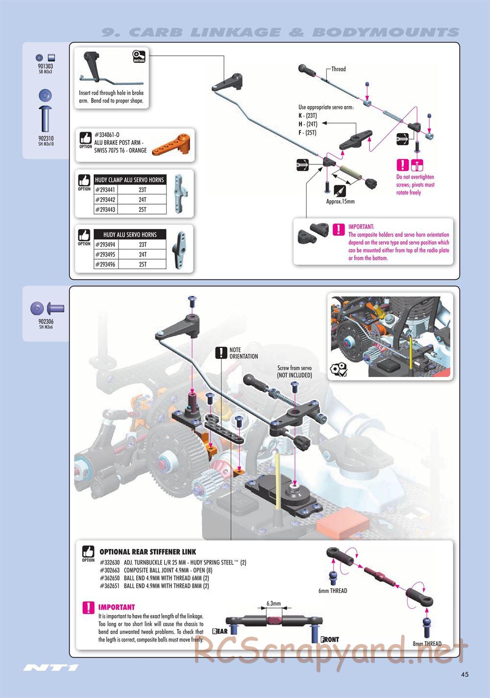 Xray - NT1.2 (2019) - Manual - Page 45