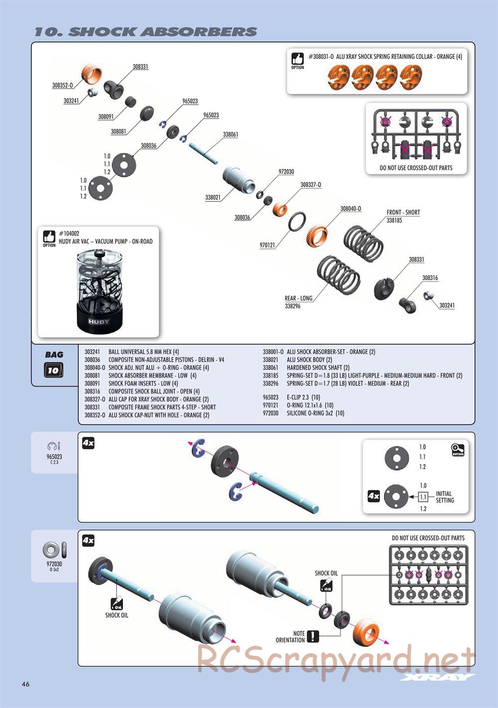 Xray - NT1.2 (2019) - Manual - Page 46