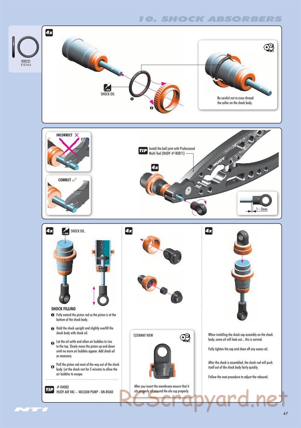 Xray - NT1.2 (2019) - Manual - Page 47