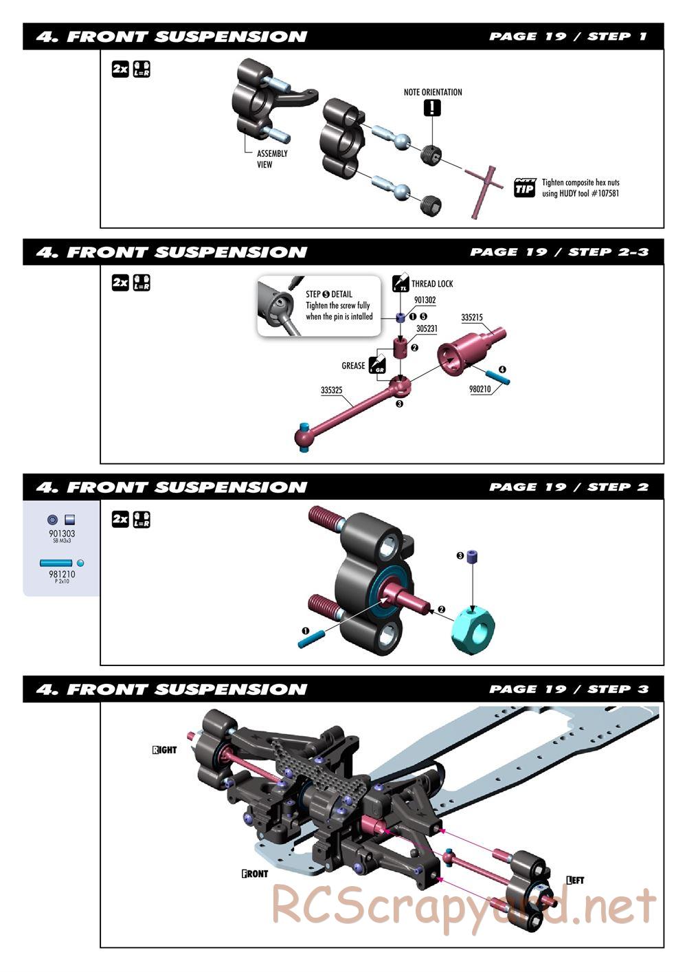 Xray - NT1 2013 Specs (NT1'13) - Supplementary Manual - Page 6