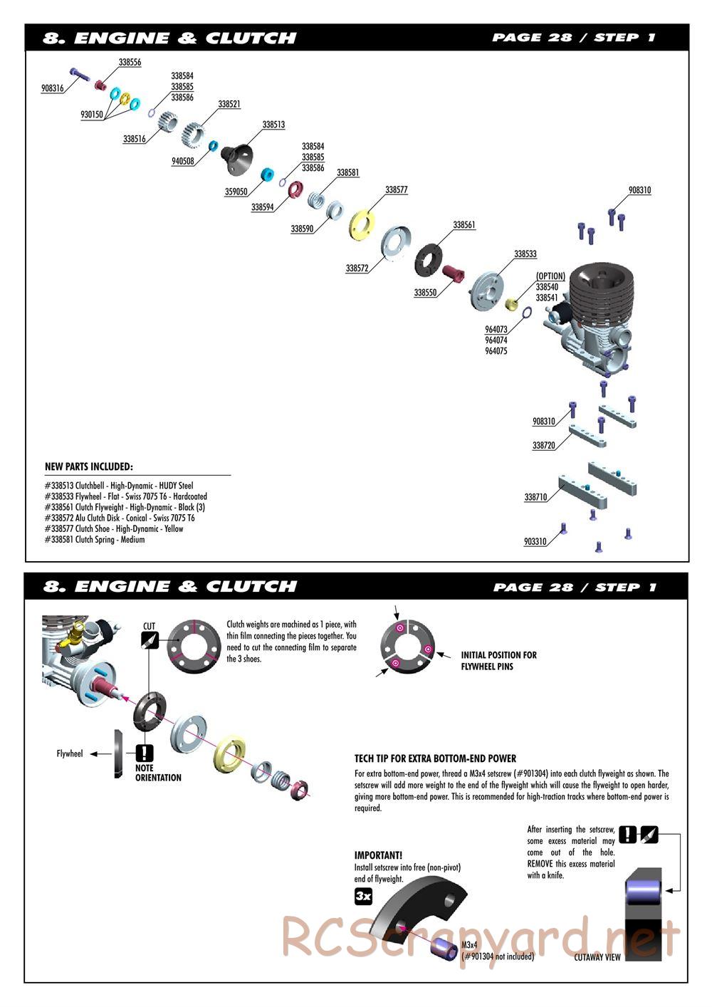 Xray - NT1 2013 Specs (NT1'13) - Supplementary Manual - Page 8