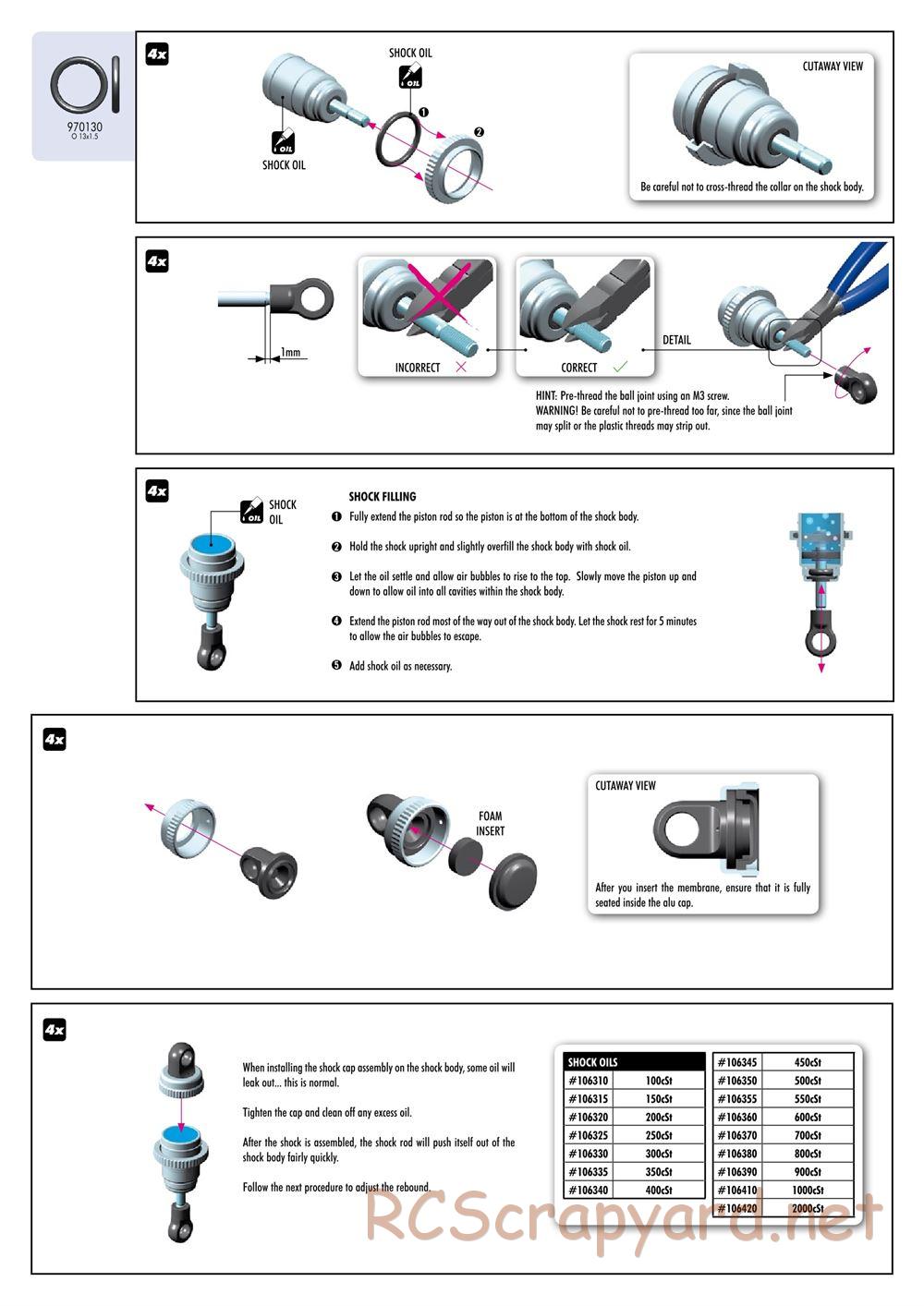 Xray - NT1 2013 Specs (NT1'13) - Supplementary Manual - Page 11