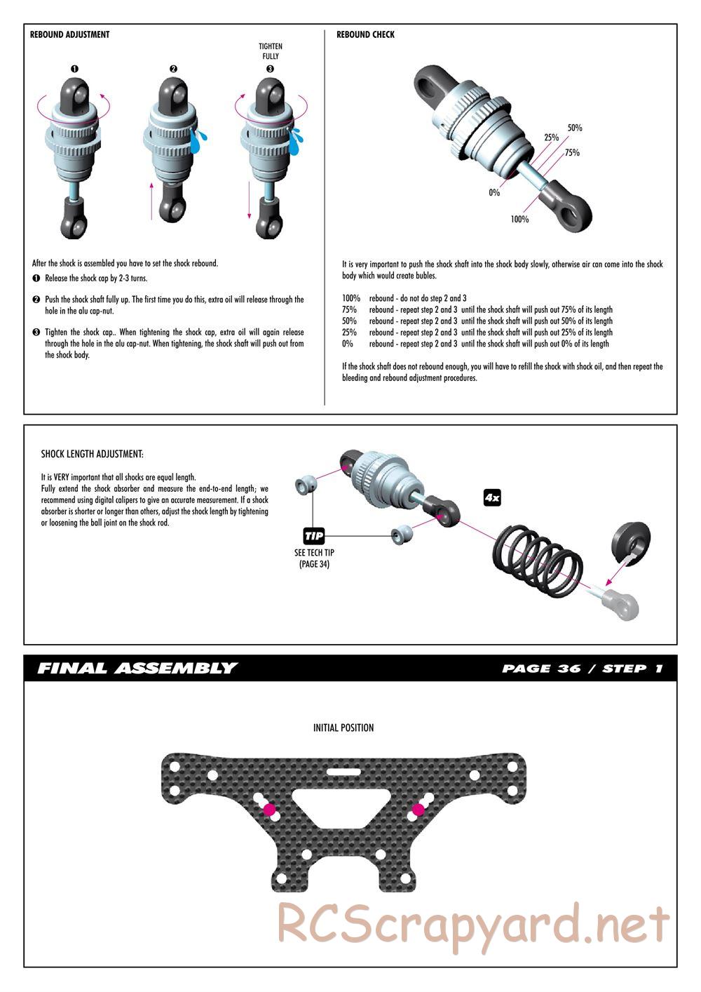Xray - NT1 2013 Specs (NT1'13) - Supplementary Manual - Page 12