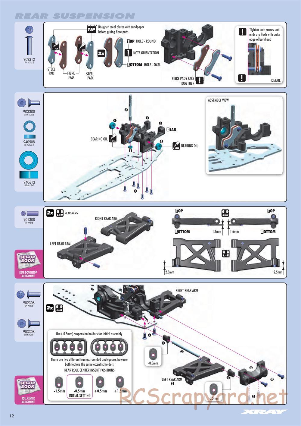 Xray - NT1 2014 Specs (NT1'14) - Manual - Page 12