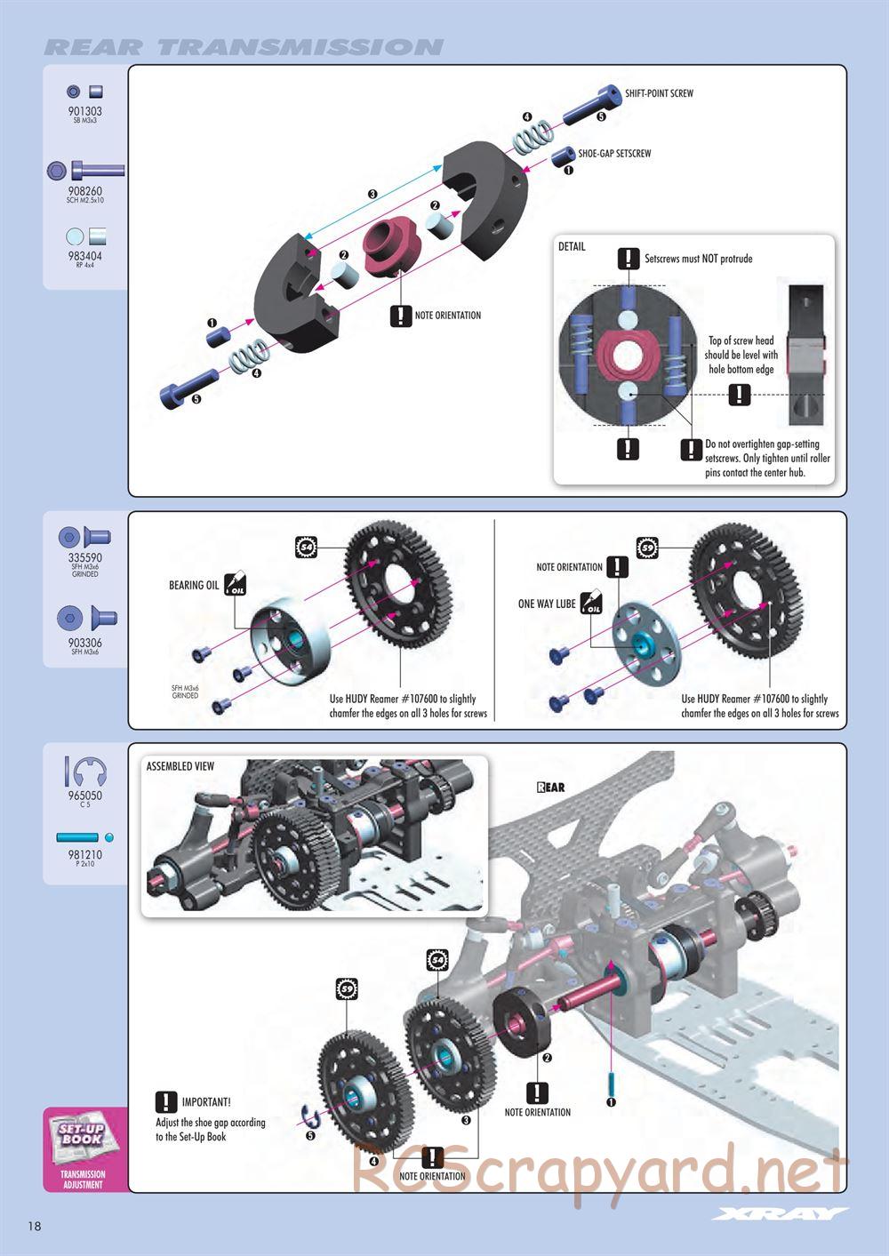 Xray - NT1 2014 Specs (NT1'14) - Manual - Page 18