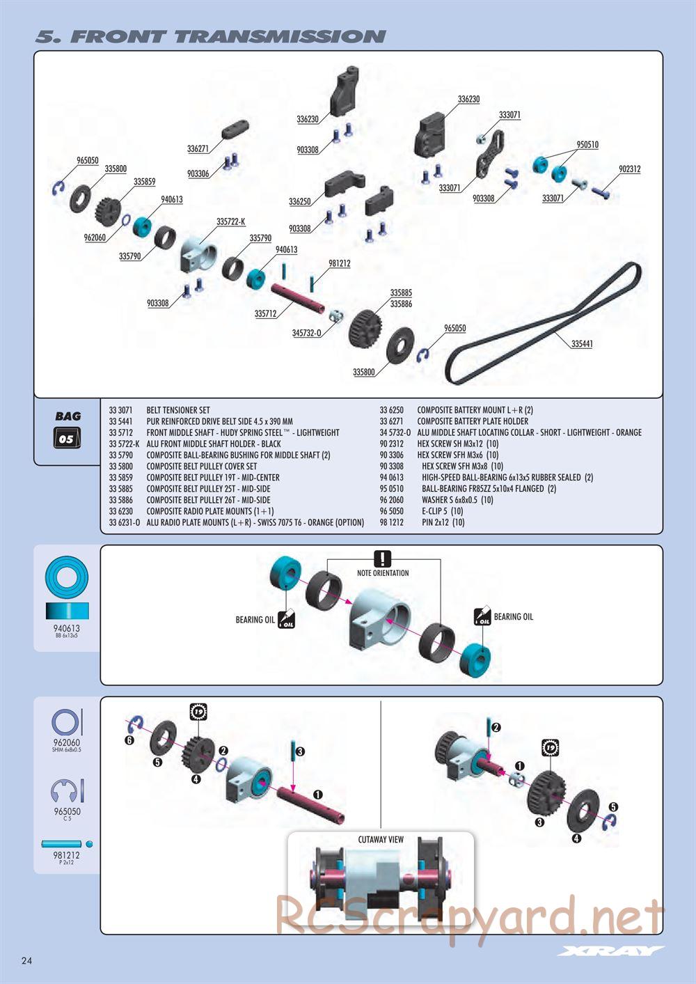 Xray - NT1 2014 Specs (NT1'14) - Manual - Page 24