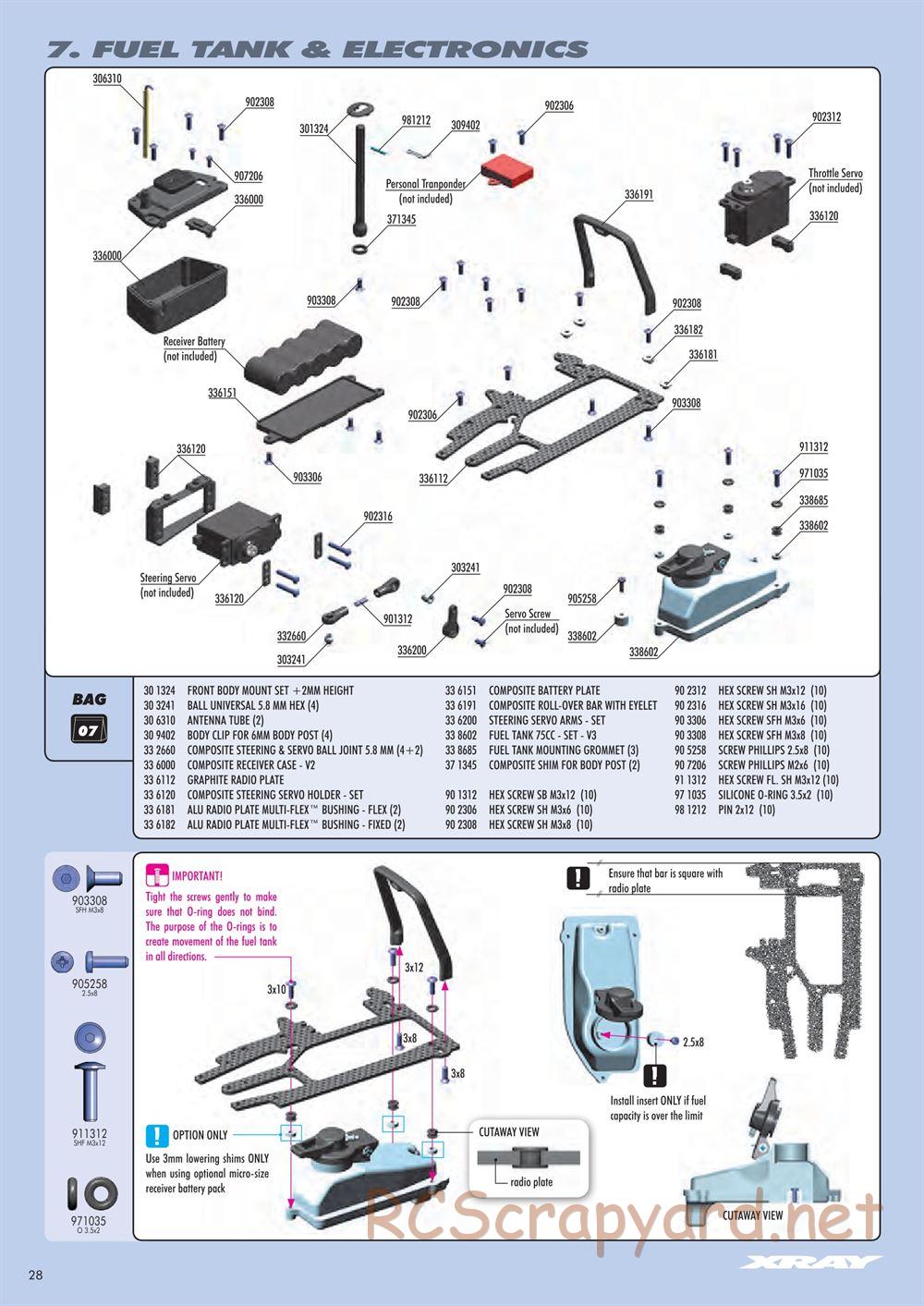 Xray - NT1 2014 Specs (NT1'14) - Manual - Page 28