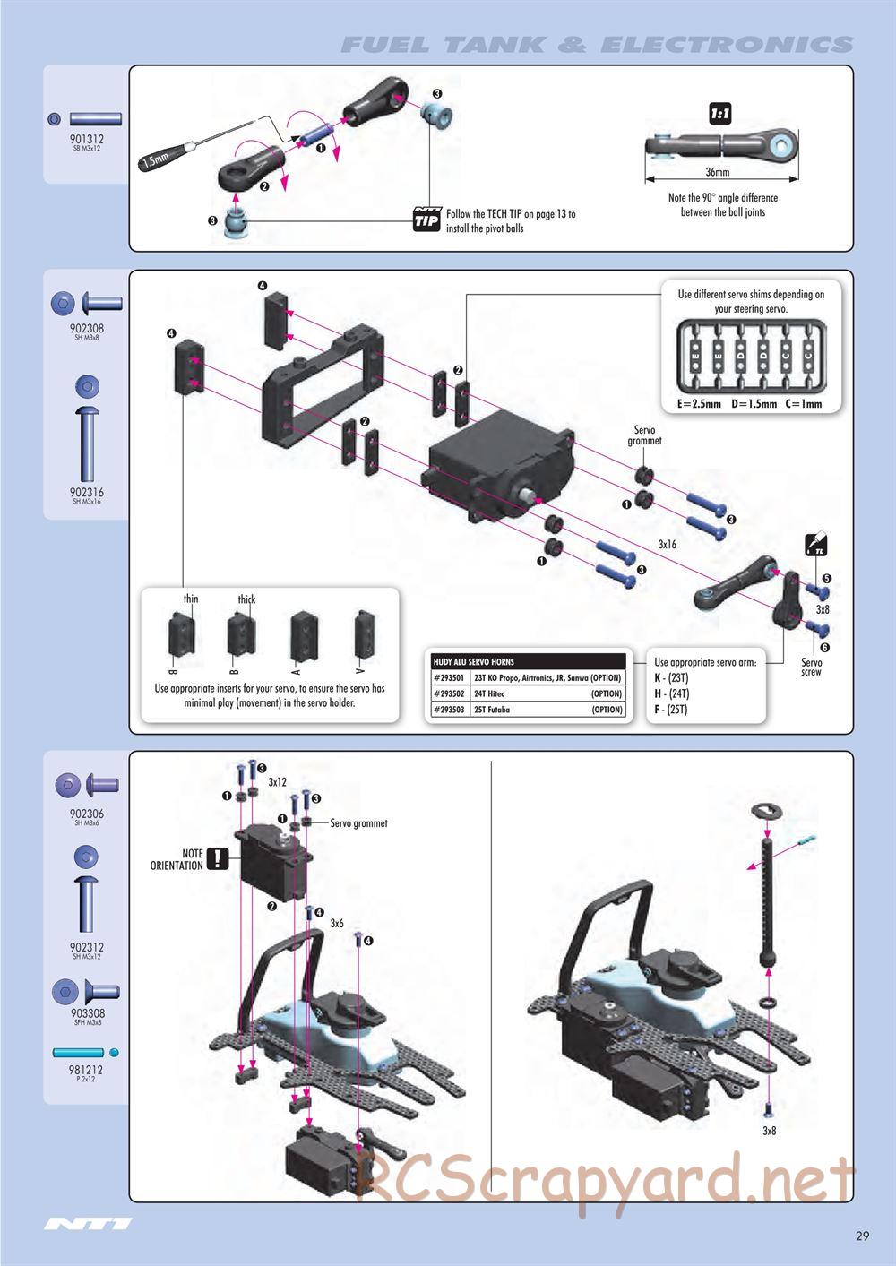 Xray - NT1 2014 Specs (NT1'14) - Manual - Page 29