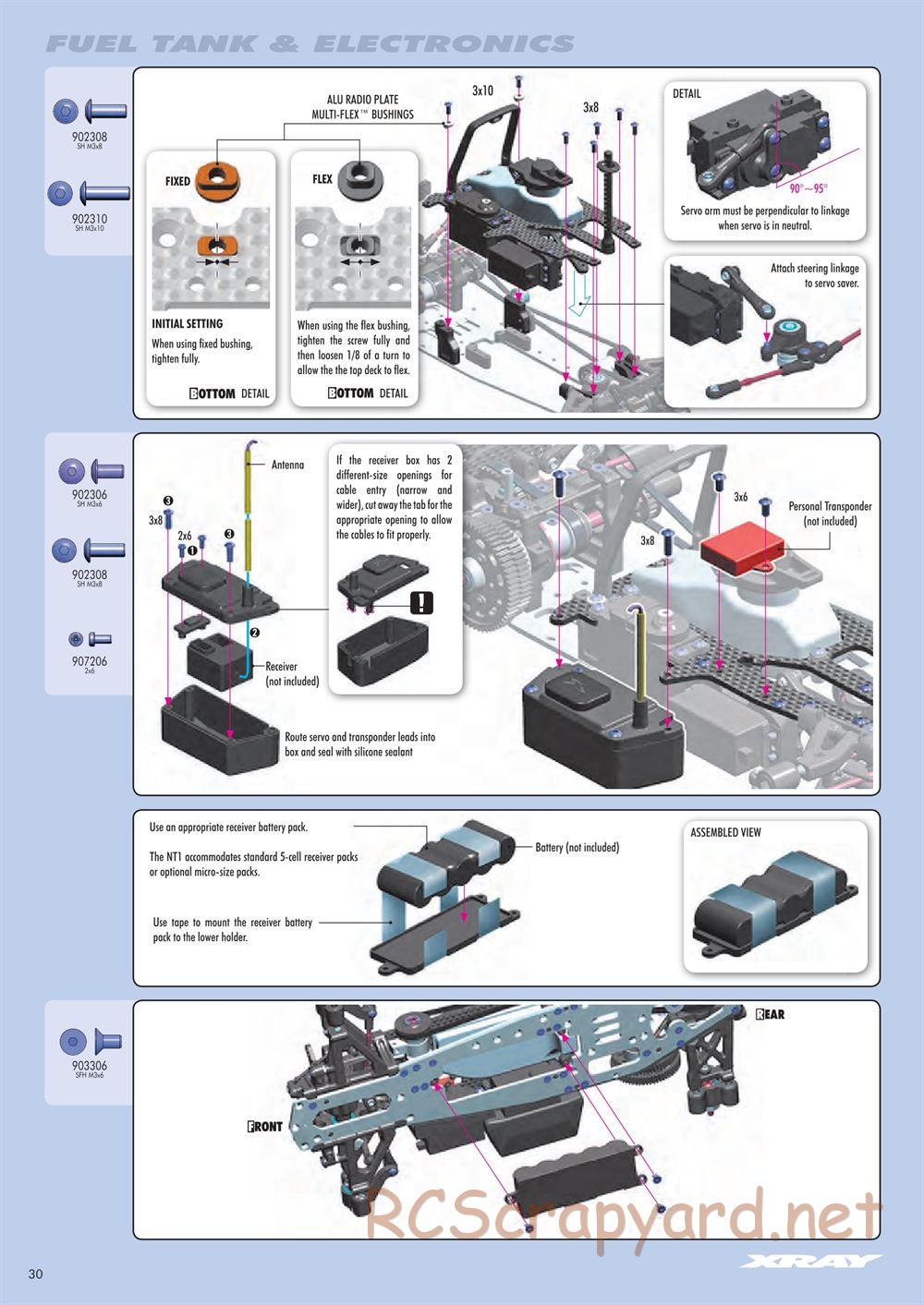 Xray - NT1 2014 Specs (NT1'14) - Manual - Page 30