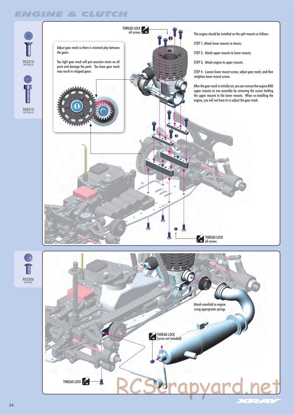 Xray - NT1 2014 Specs (NT1'14) - Manual - Page 34