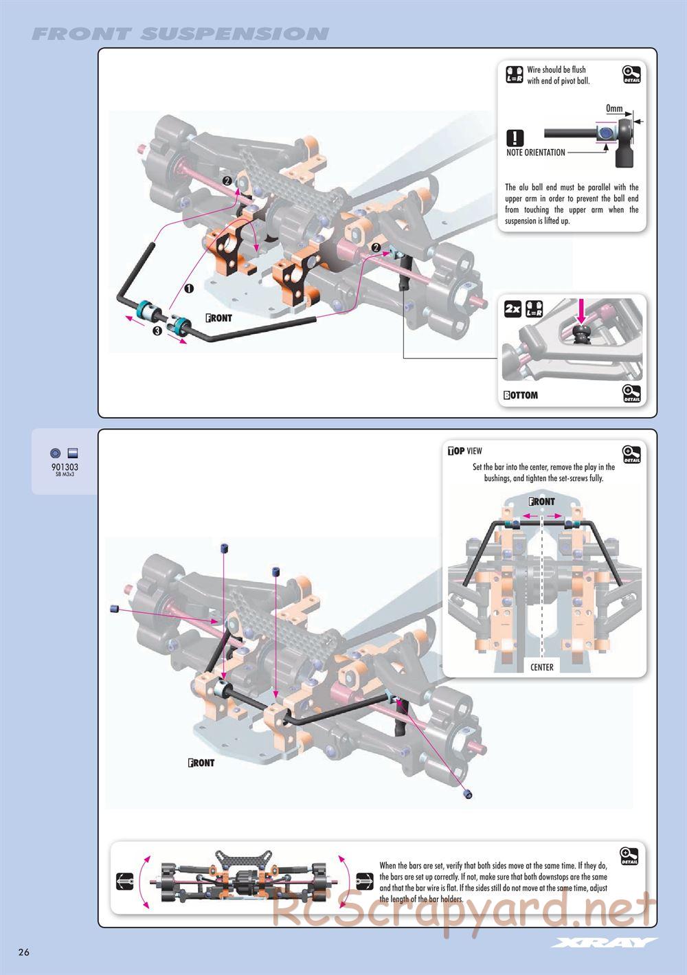 Xray - NT1 2015 Specs (NT1'15) - Manual - Page 26