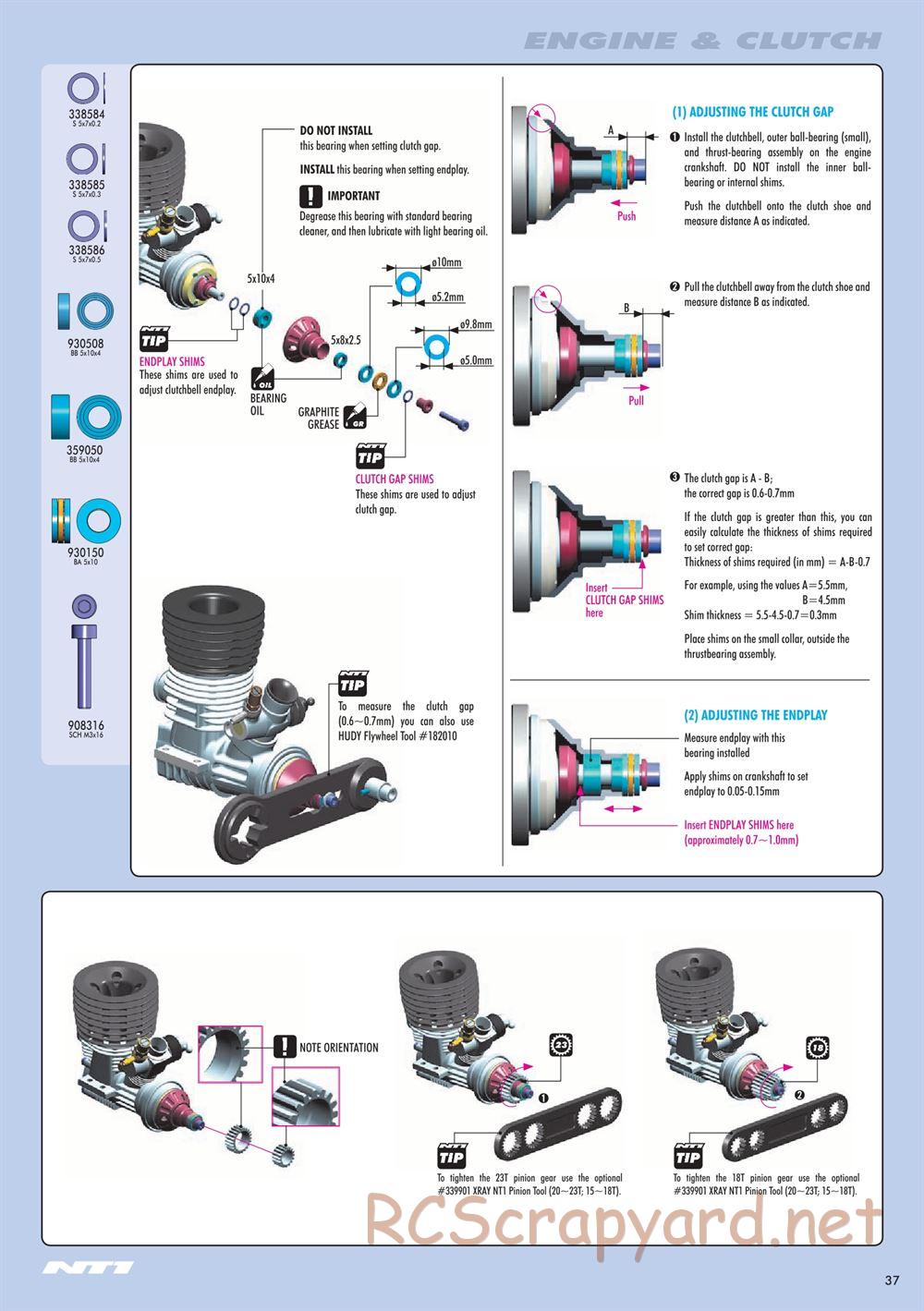 Xray - NT1 2015 Specs (NT1'15) - Manual - Page 37