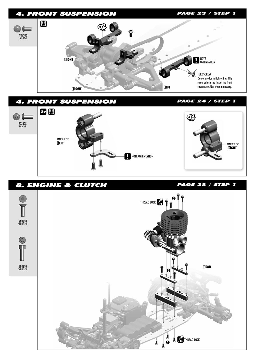 Xray - NT1 2016 Specs (NT1'16) - Manual - Page 4