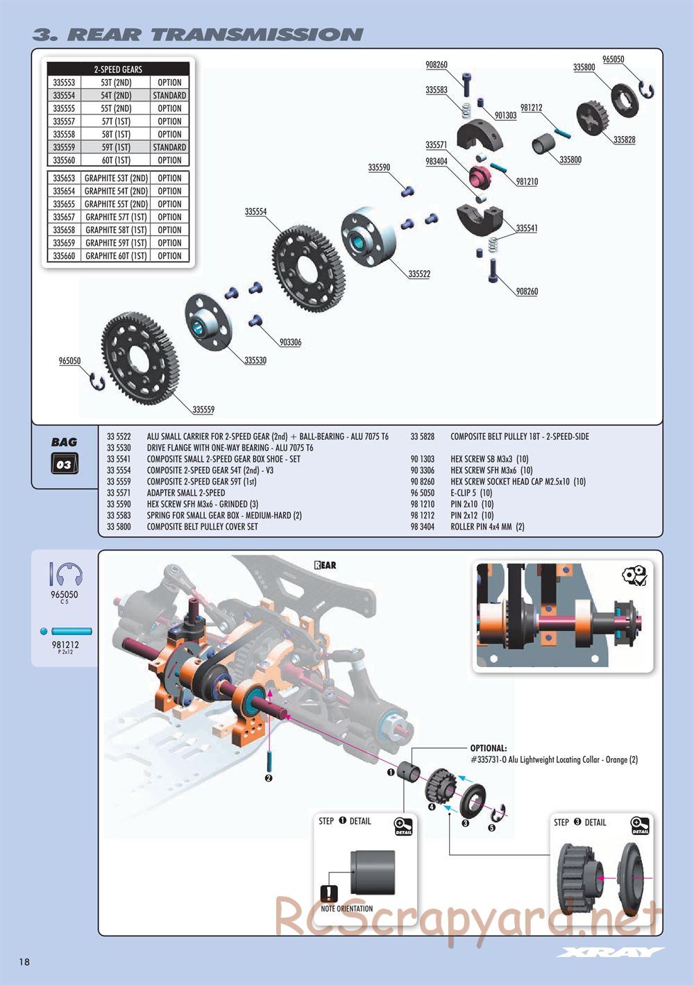Xray - NT1 2016 Specs (NT1'16) - Manual - Page 18