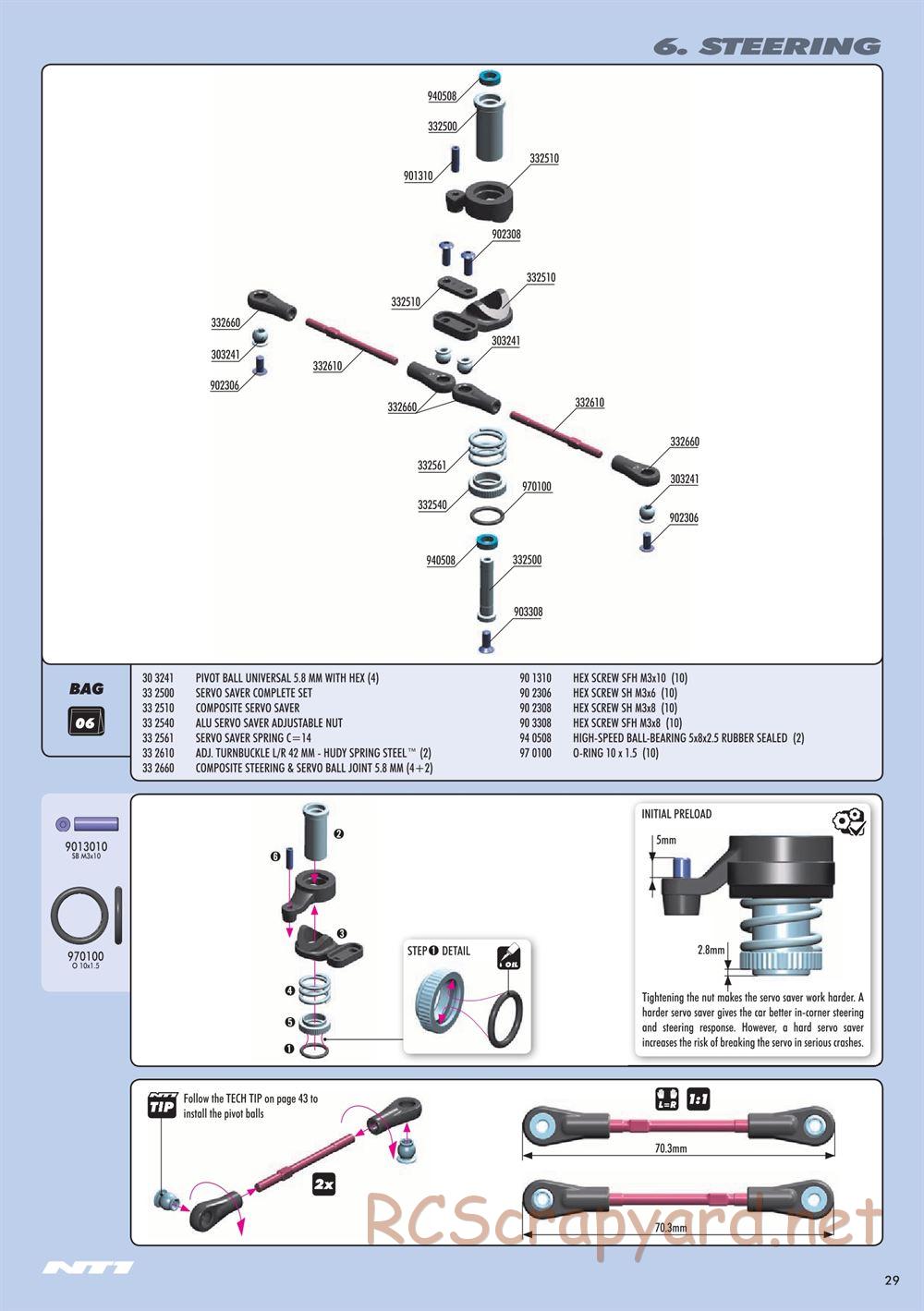 Xray - NT1 2016 Specs (NT1'16) - Manual - Page 29