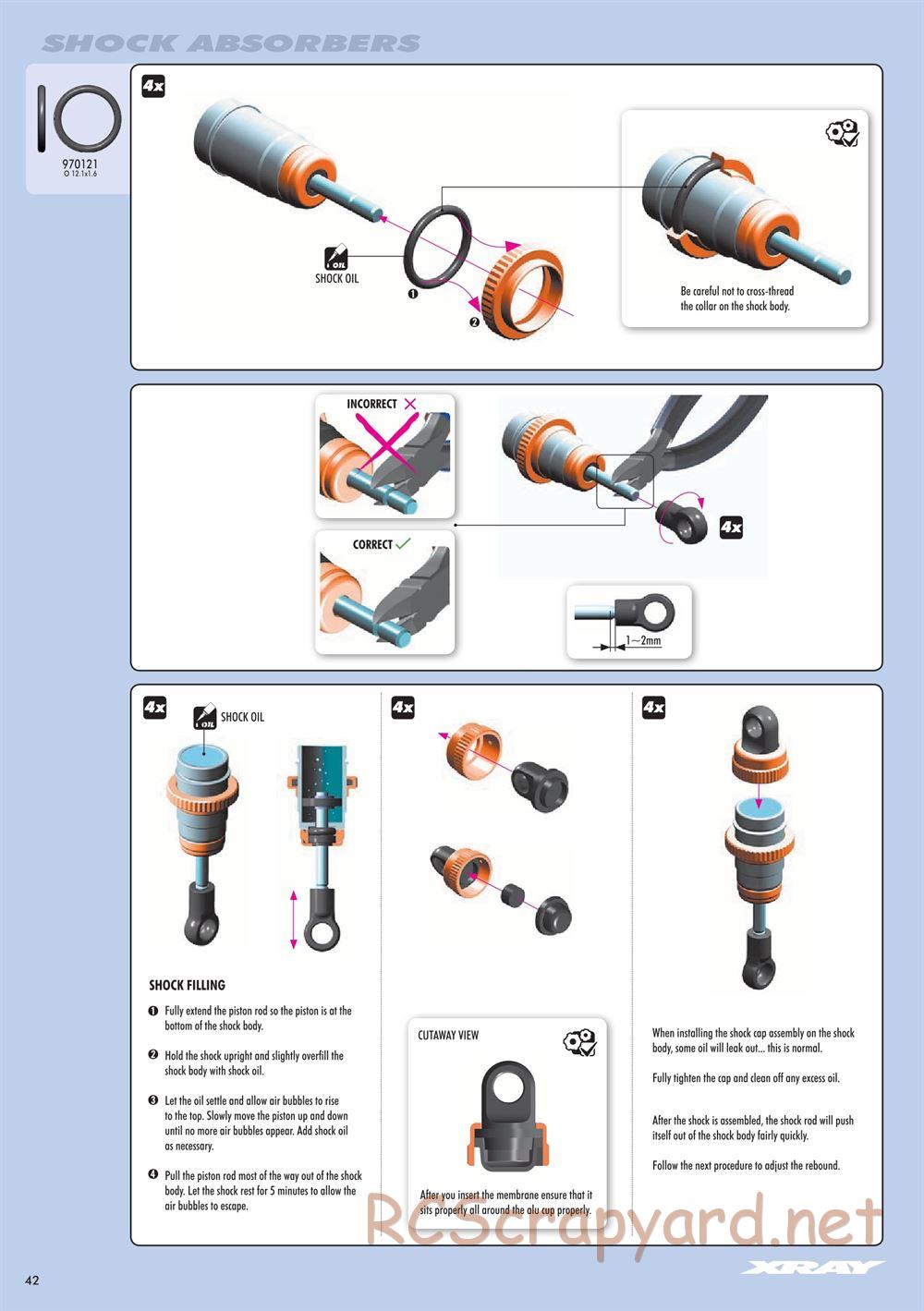 Xray - NT1 2016 Specs (NT1'16) - Manual - Page 42
