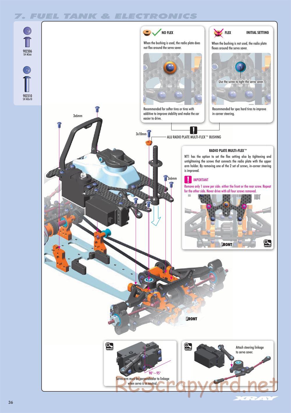 Xray - NT1 2017 Specs (NT1'17) - Manual - Page 36