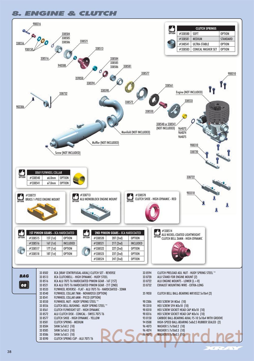 Xray - NT1 2017 Specs (NT1'17) - Manual - Page 38