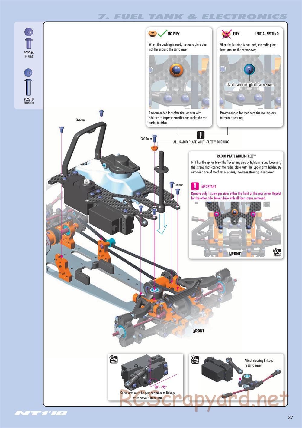 Xray - NT1 2018 Specs (NT1'18) - Manual - Page 37