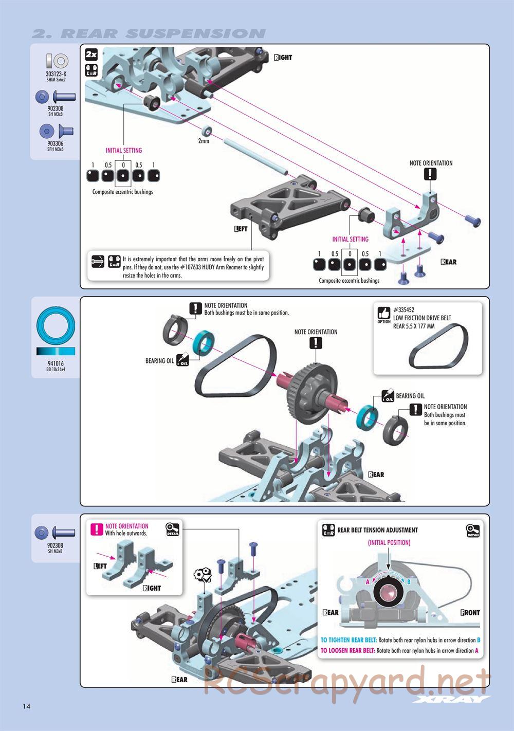 Xray - NT1 2023 Specs (NT1'23) - Manual - Page 14