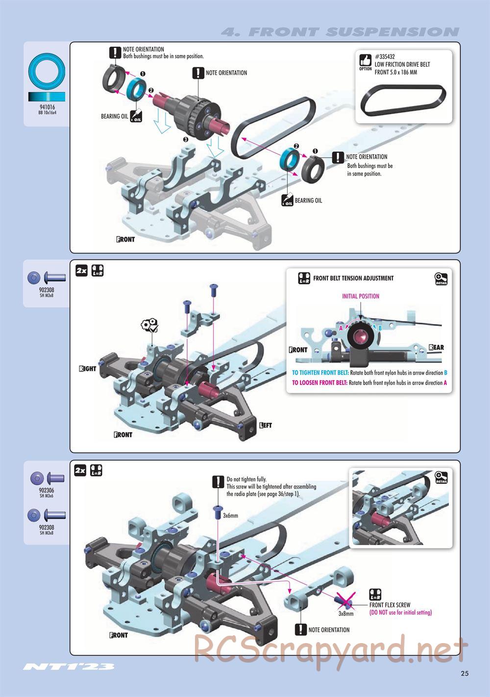 Xray - NT1 2023 Specs (NT1'23) - Manual - Page 25