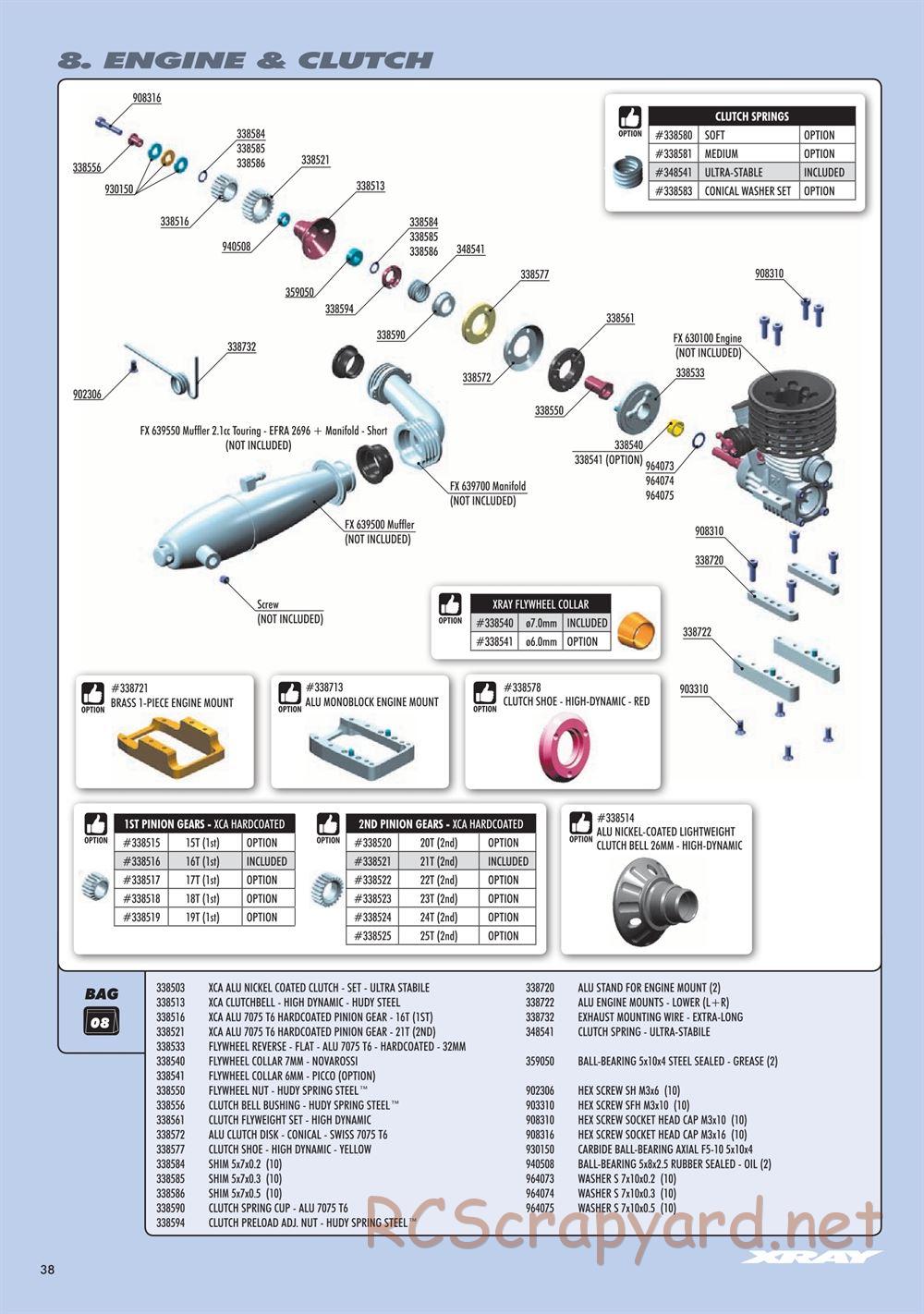 Xray - NT1 2023 Specs (NT1'23) - Manual - Page 38