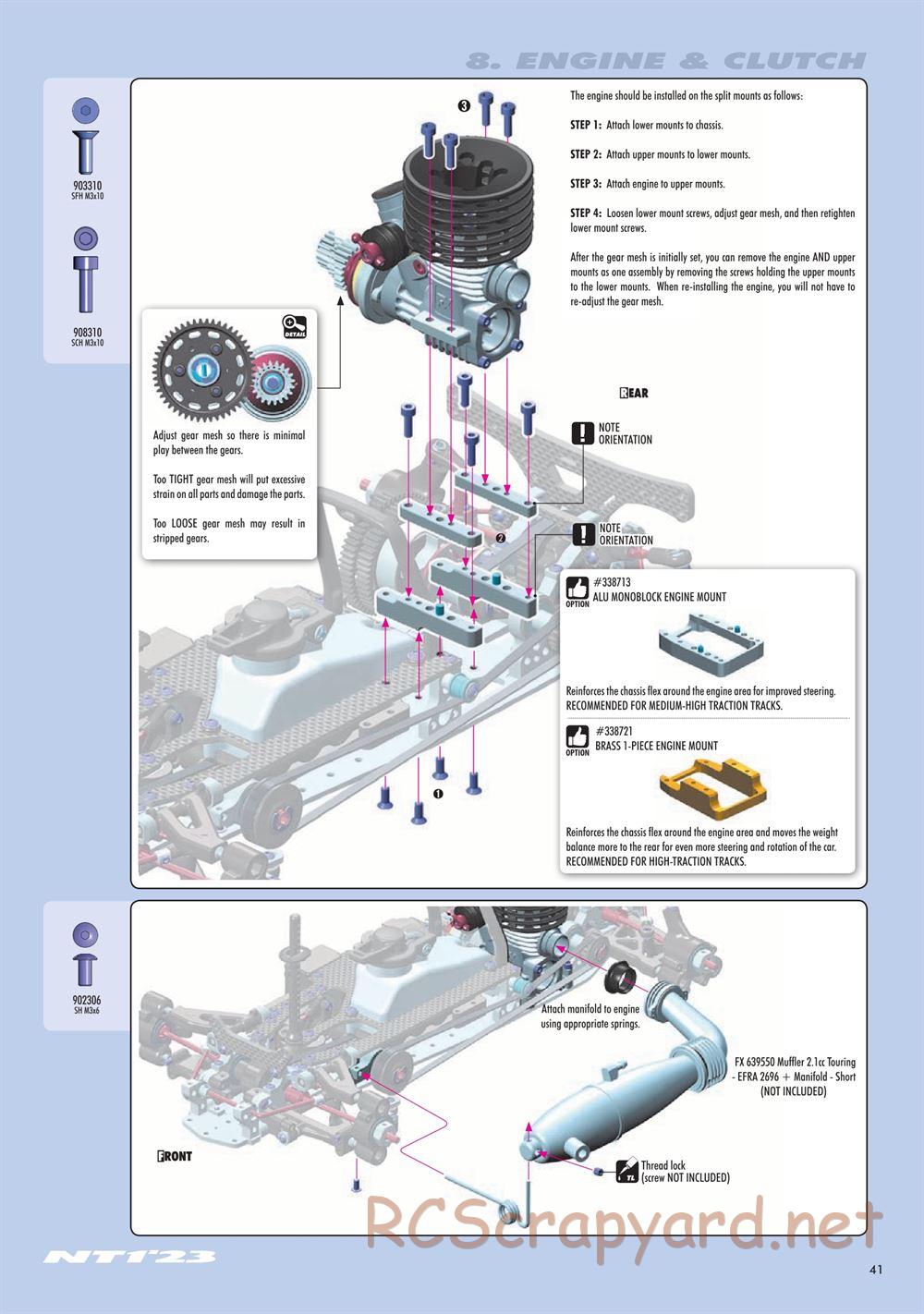 Xray - NT1 2023 Specs (NT1'23) - Manual - Page 41