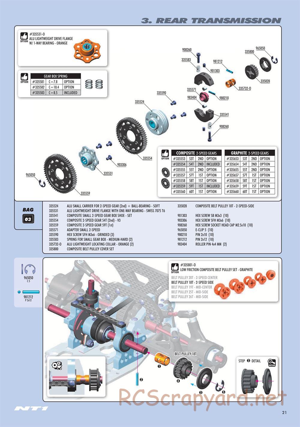 Xray - NT1.3 (2020) - Manual - Page 21