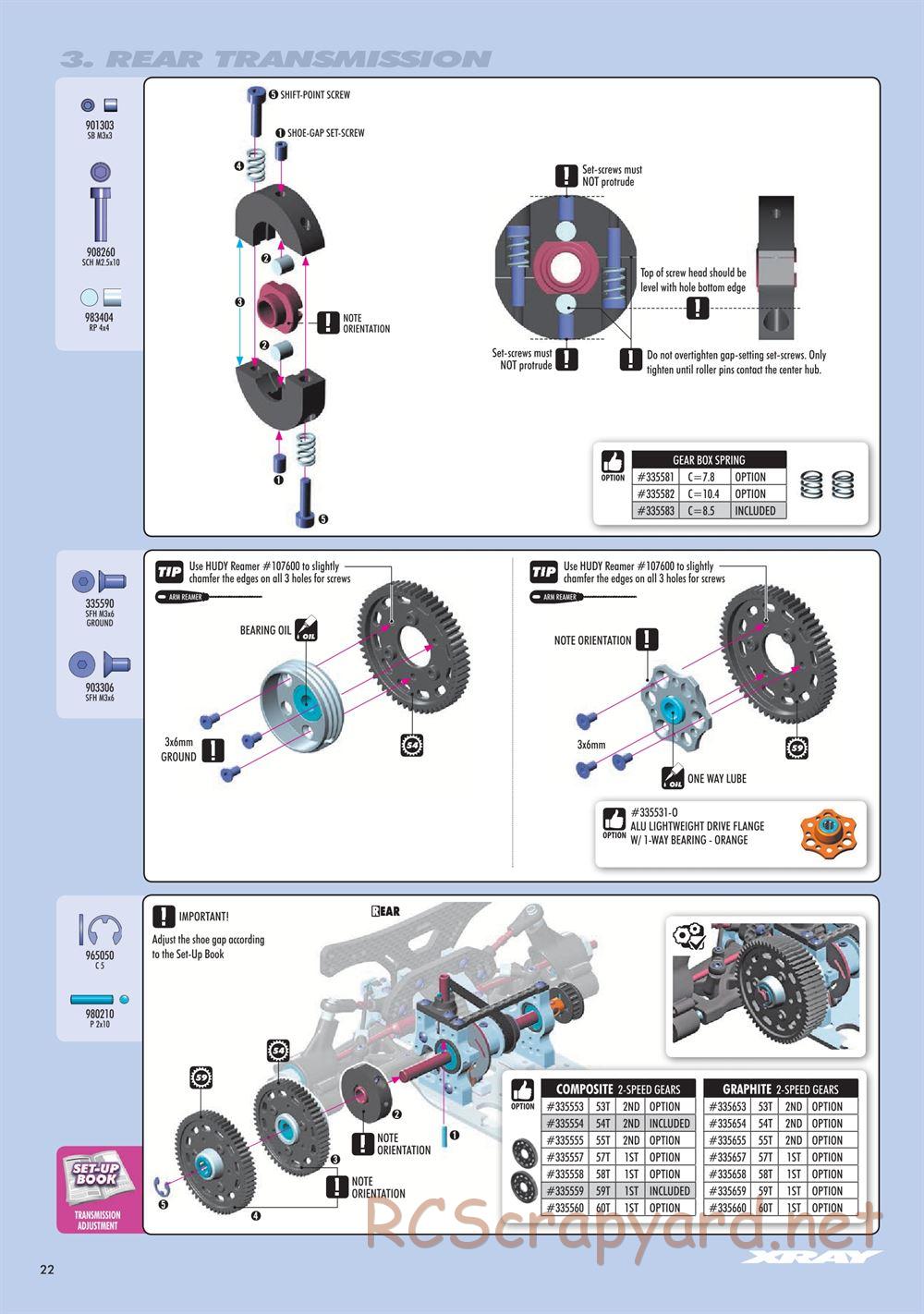 Xray - NT1.3 (2020) - Manual - Page 22