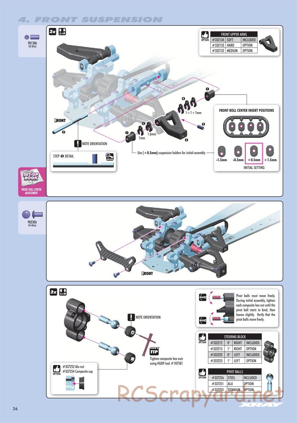 Xray - NT1.3 (2020) - Manual - Page 26