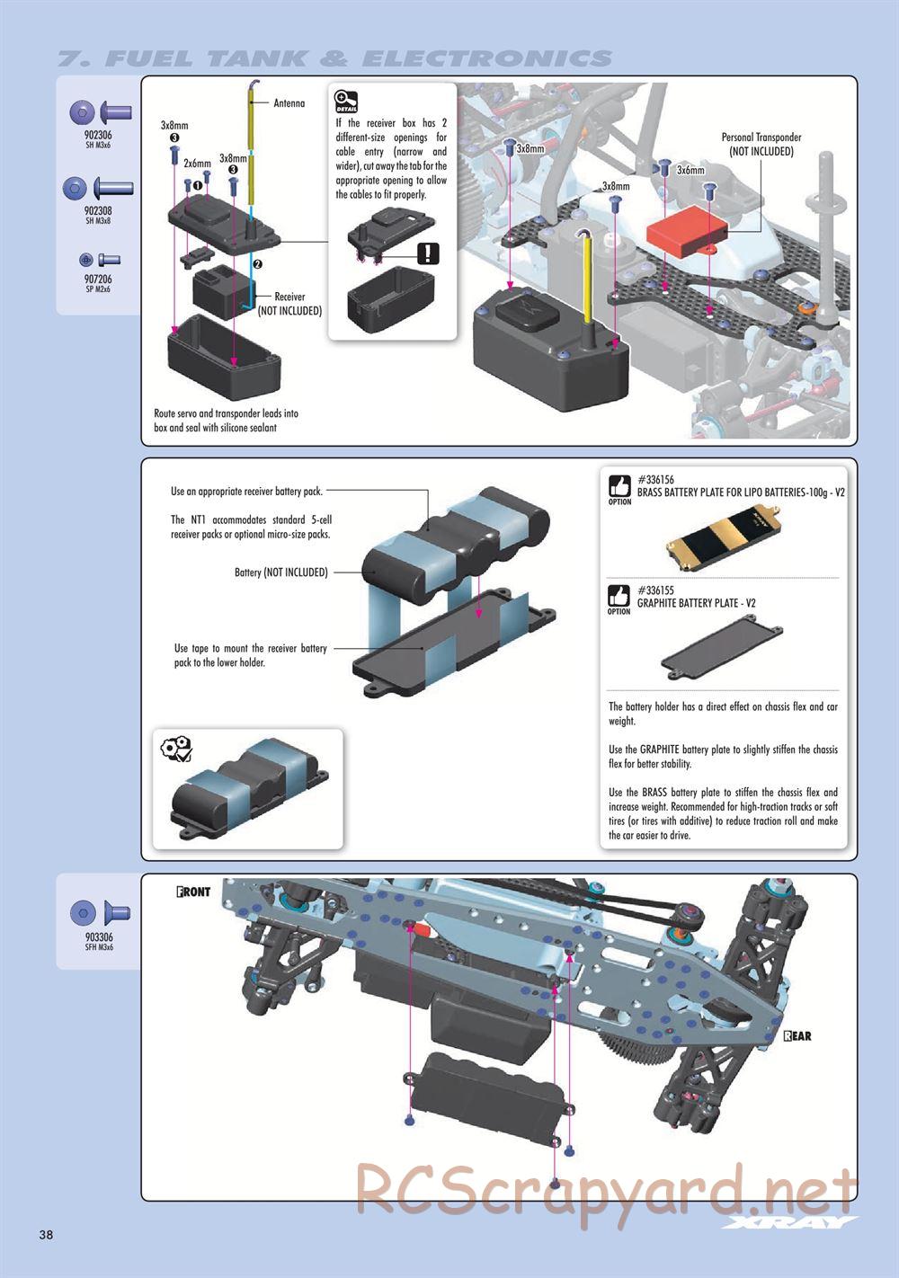 Xray - NT1.3 (2020) - Manual - Page 38