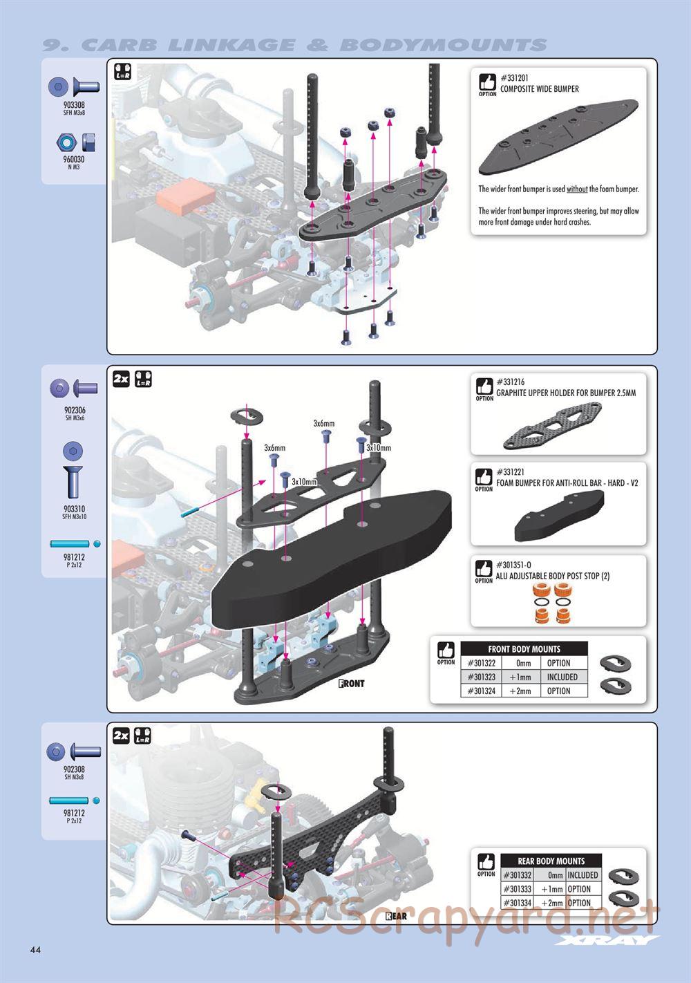 Xray - NT1.3 (2020) - Manual - Page 44
