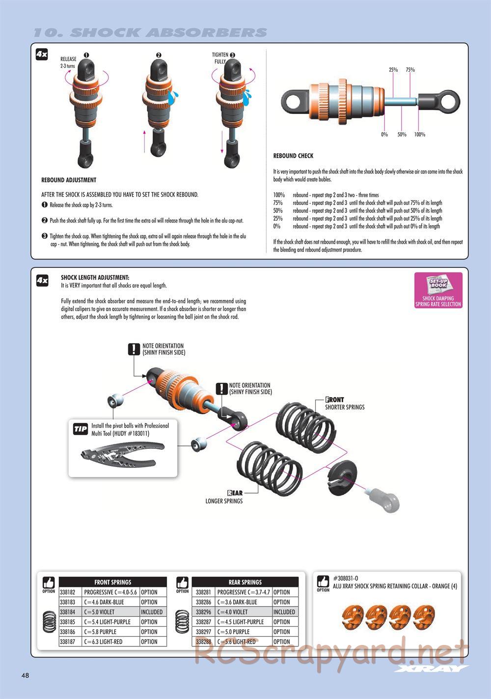 Xray - NT1.3 (2020) - Manual - Page 48