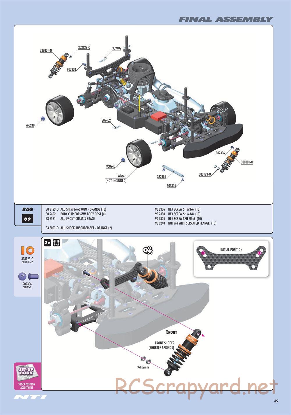 Xray - NT1.3 (2020) - Manual - Page 49