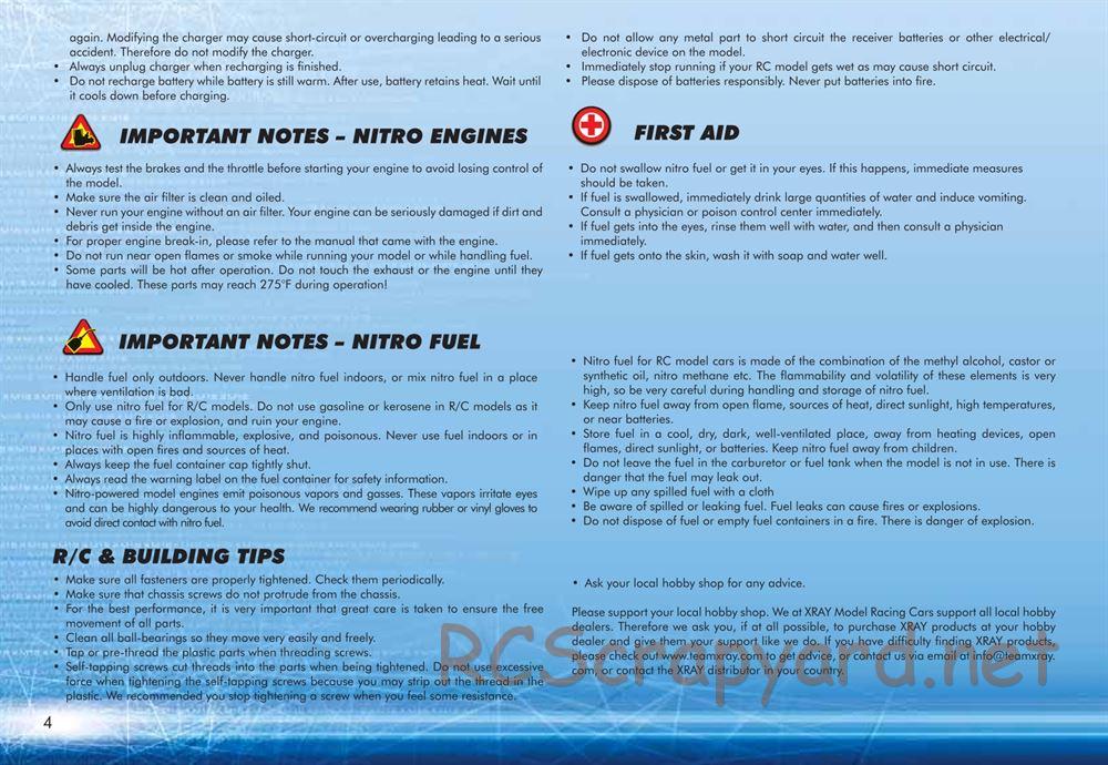 Xray - NT18 - Manual - Page 3