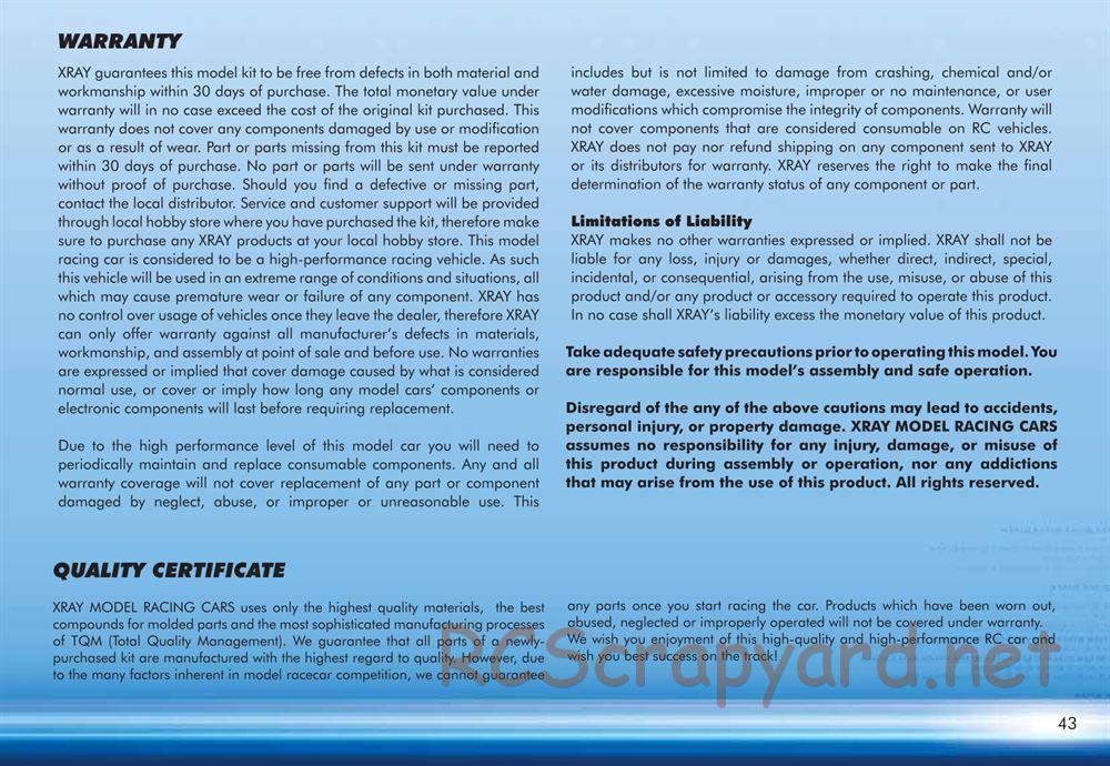 Xray - NT18 - Manual - Page 42