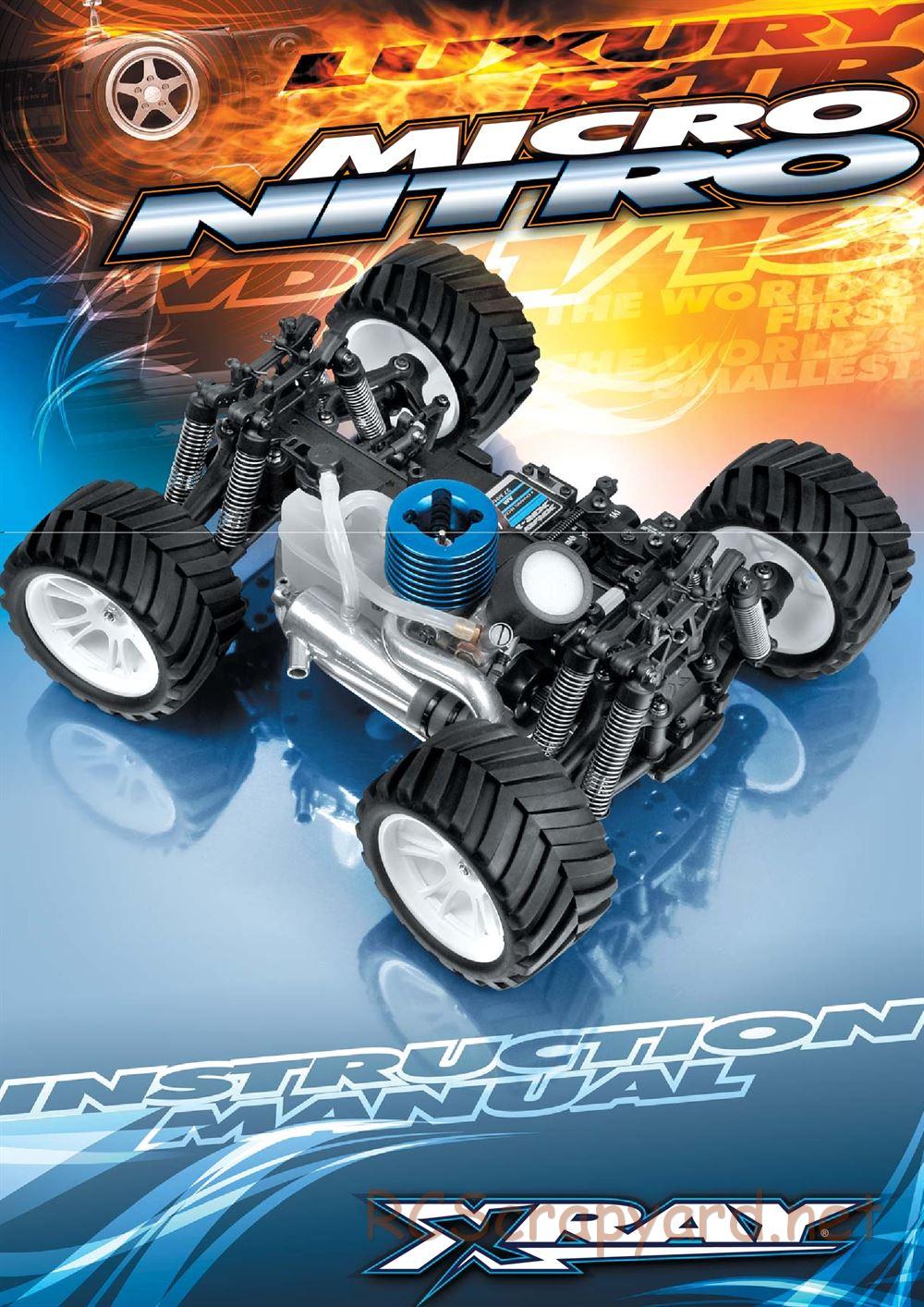 Xray - NT18MT RTR - Manual - Page 1