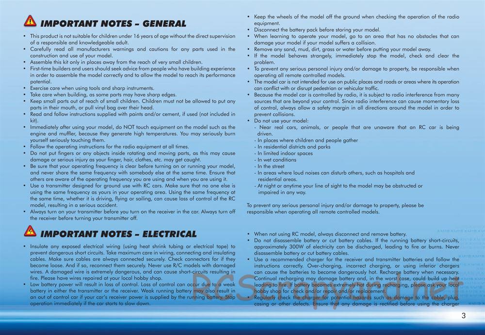 Xray - NT18T - Manual - Page 3
