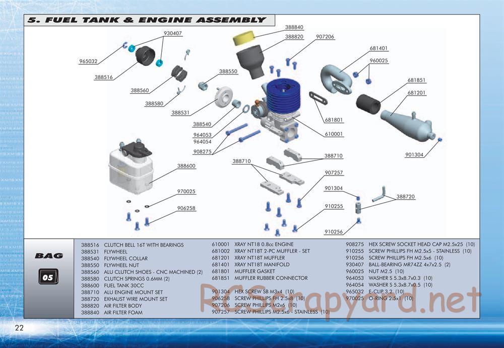 Xray - NT18T - Manual - Page 22
