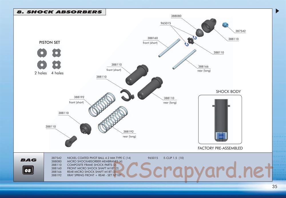 Xray - NT18T - Manual - Page 35