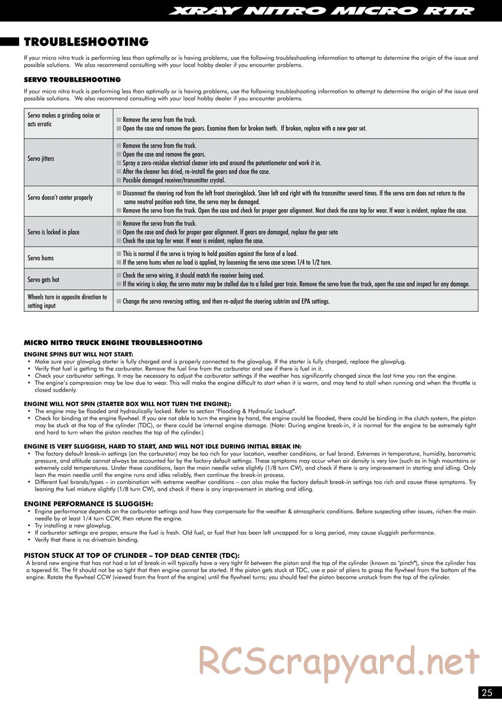 Xray - NT18T - Manual - Page 25