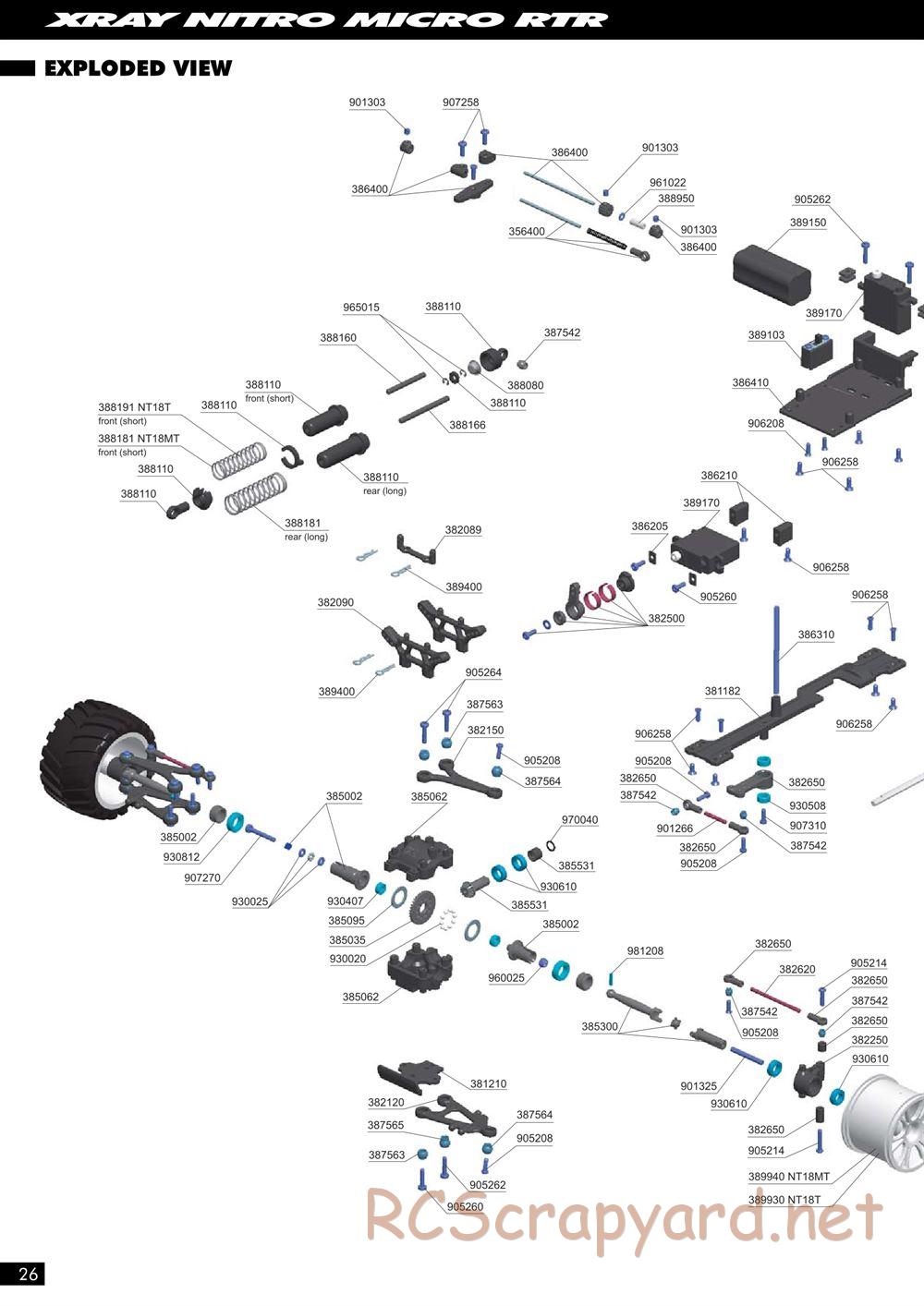 Xray - NT18T - Manual - Page 26