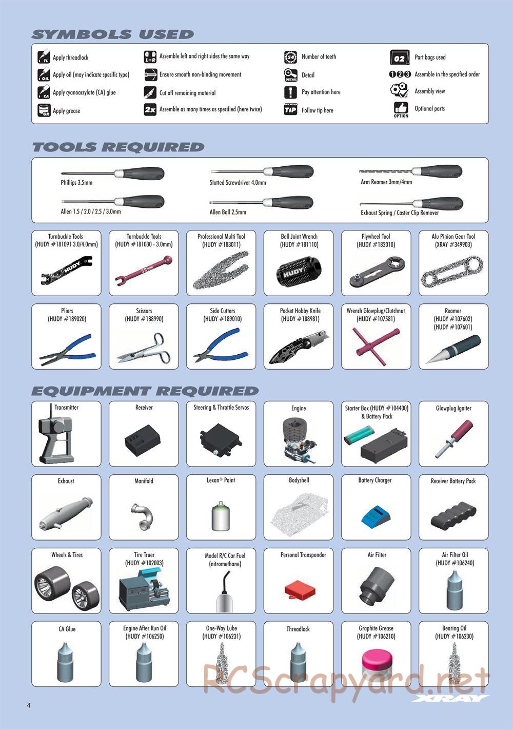 Xray - RX8.2 (2019) - Manual - Page 4