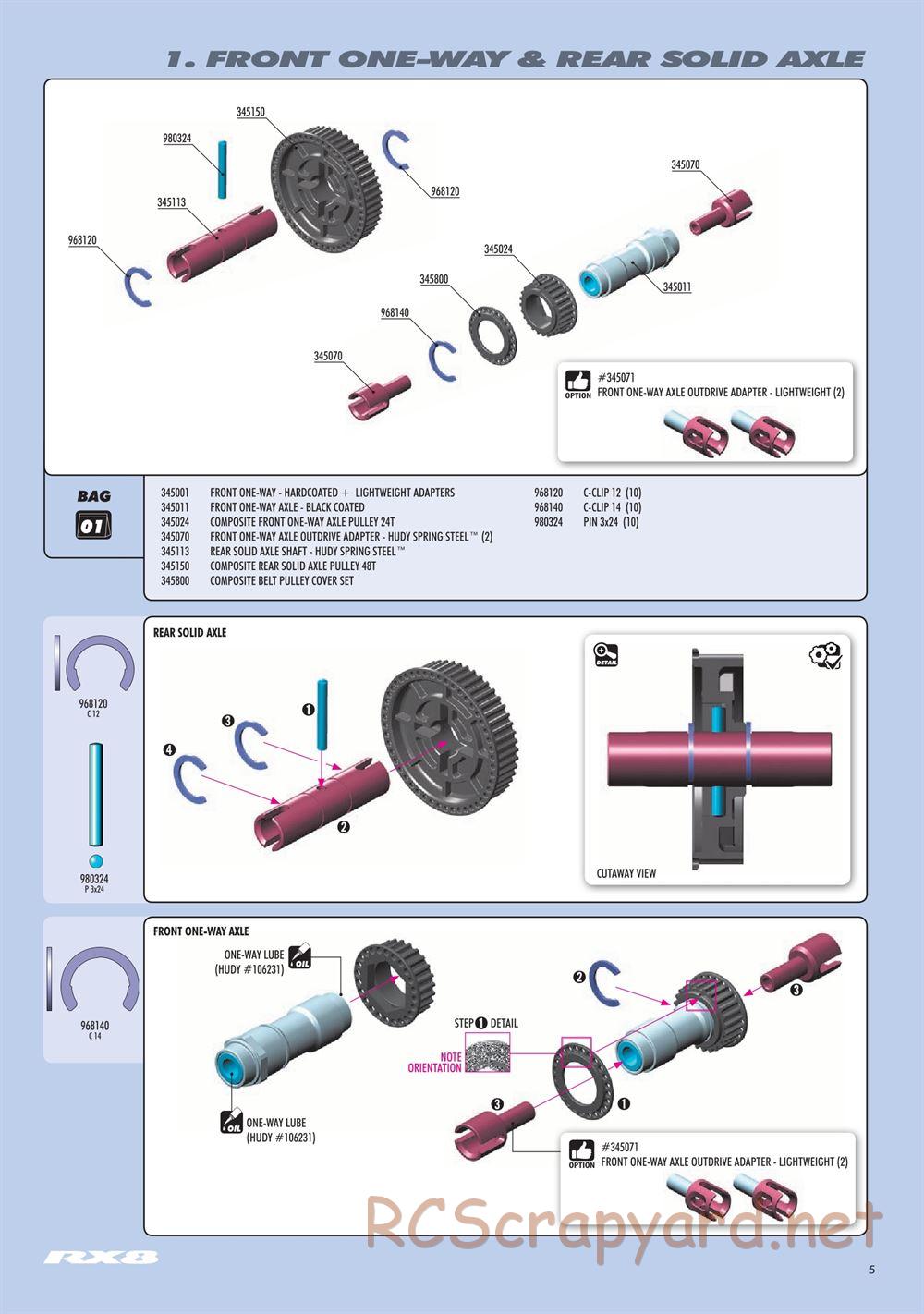 Xray - RX8.2 (2019) - Manual - Page 5