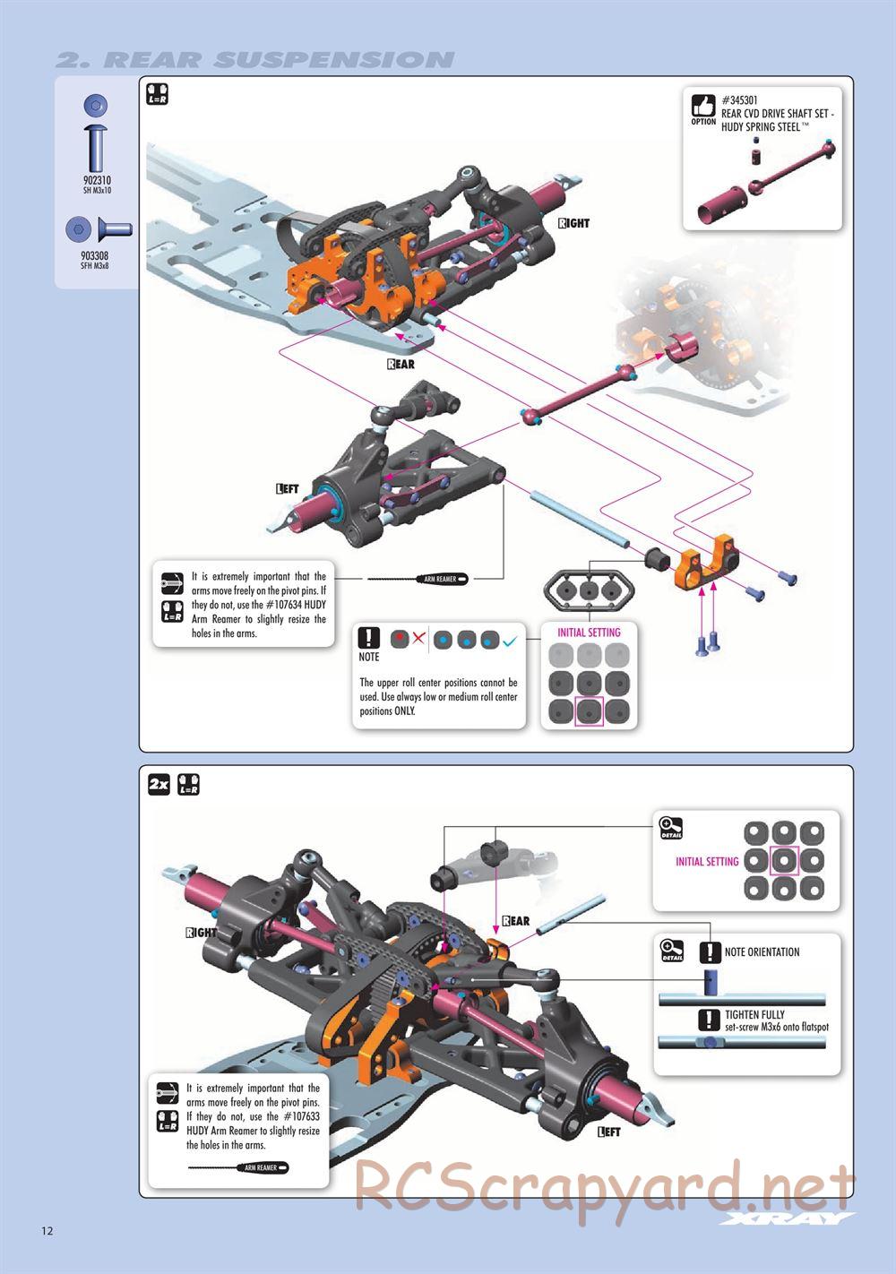 Xray - RX8.2 (2019) - Manual - Page 12